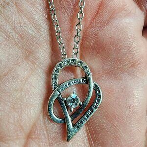 Amazon "I Love You To The Moon And Back" Pendant Necklace